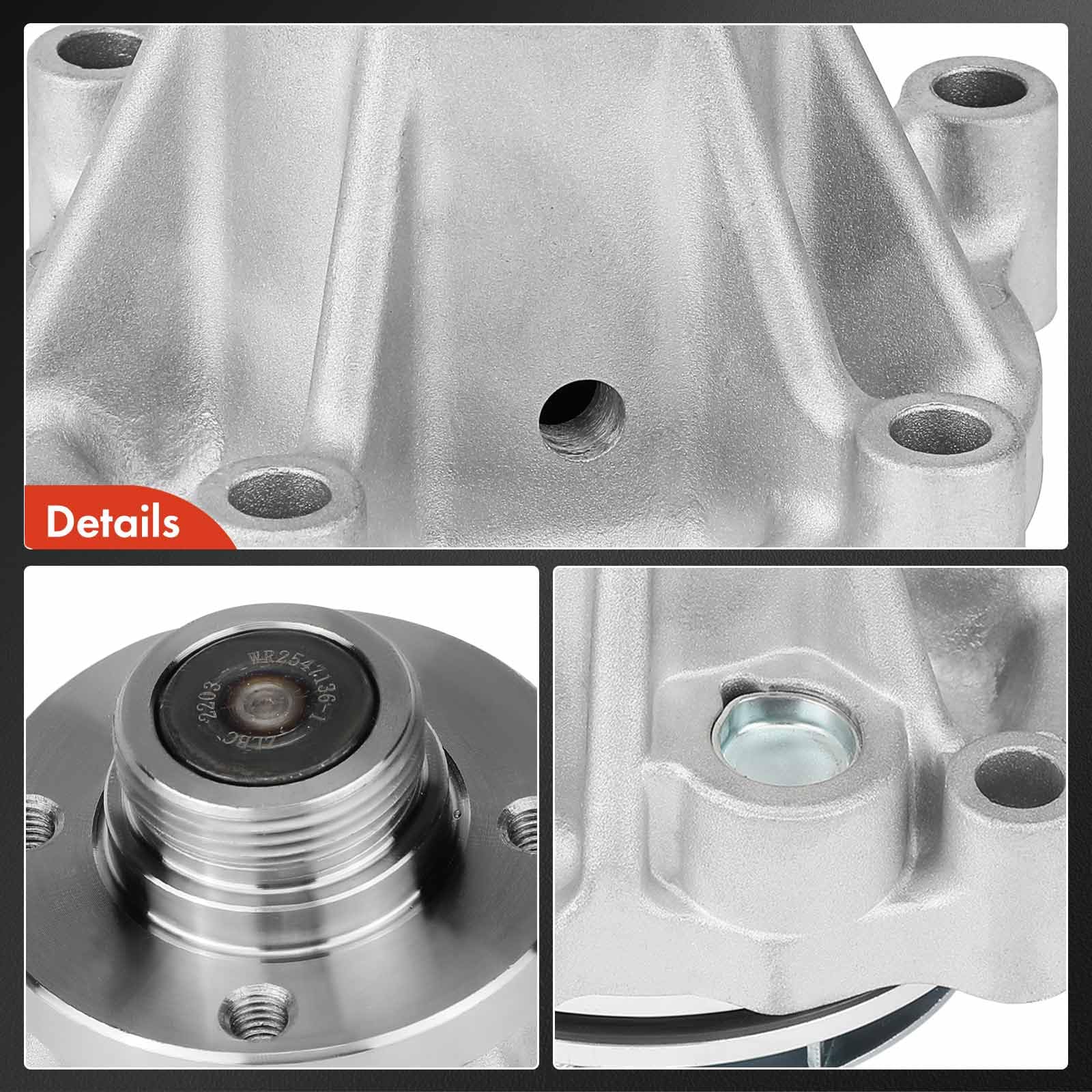 A-Premium water-pump drive serpentine-belt image demonstrates easy installation and reliable operation.