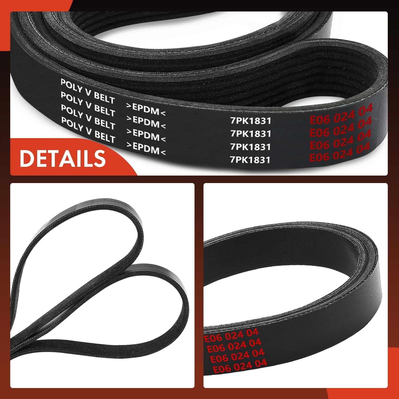 A-Premium belt resists oils and contaminants for long life