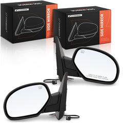 A-Premium front-left mirror for Chevy/GMC improves visibility for safer lane changes.