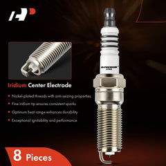 Close-up of A-Premium platinum core spark plug construction
