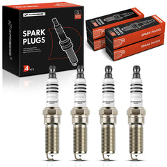 A-Premium spark plugs pack of 4 in box for quick replacement.