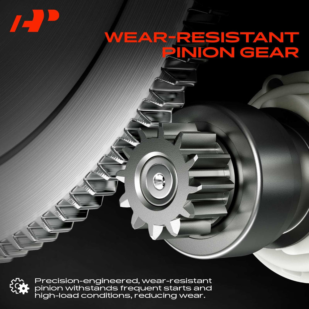A-Premium starter motor contact pins close-up shows quality connections