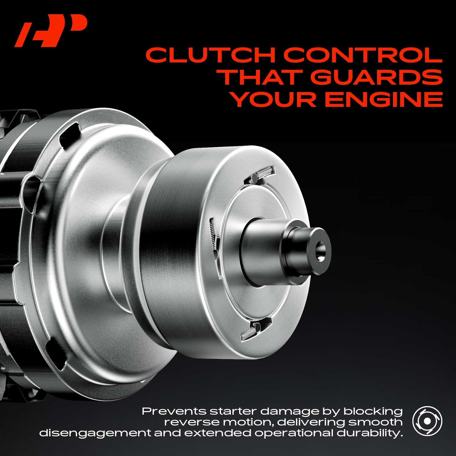 APremium starter motor terminal connection area for secure wiring