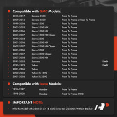 A-Premium sway bar bushing duo provides reliable direct replacement and fit.