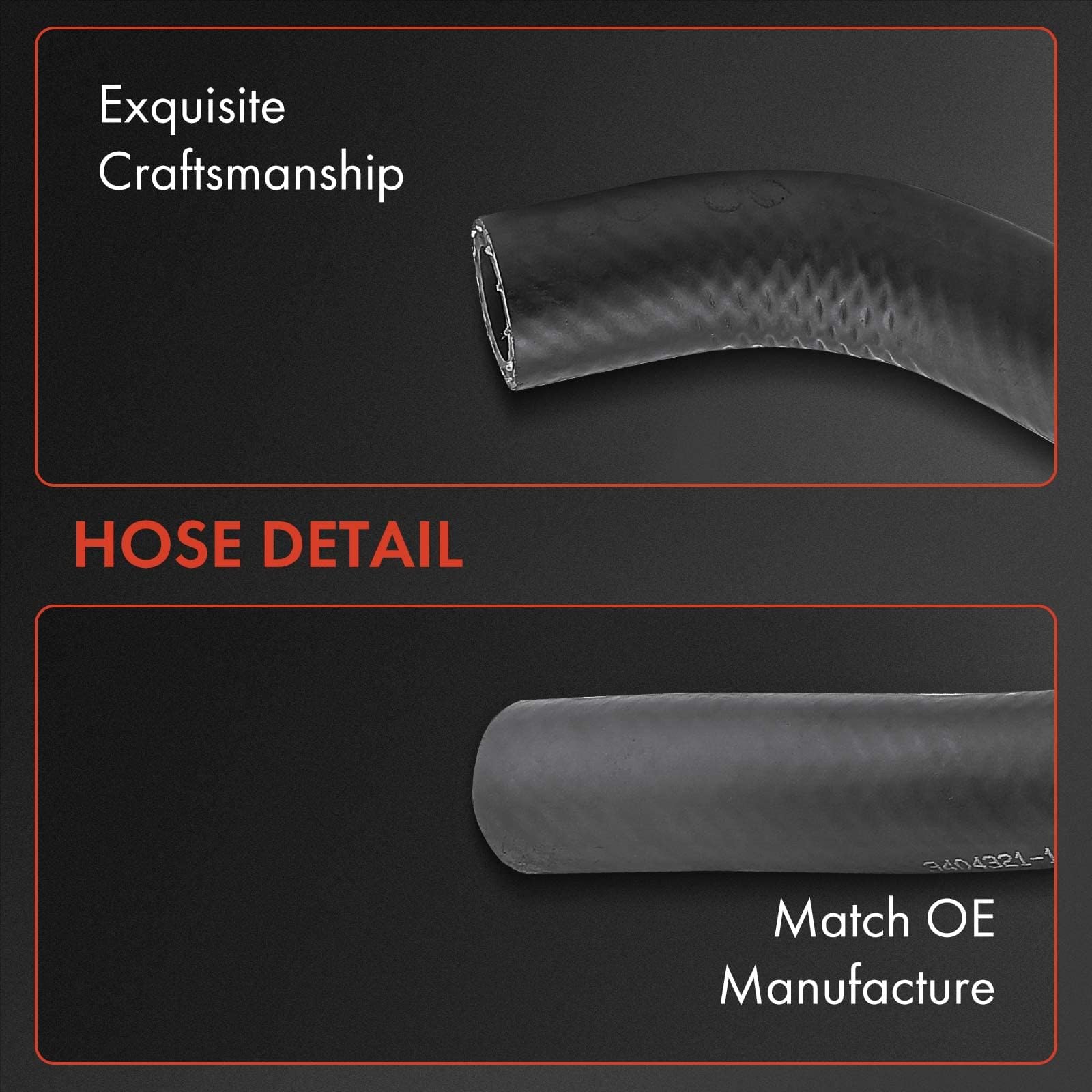 A-Premium synthetic rubber coating emphasizes abrasion resistance during wear