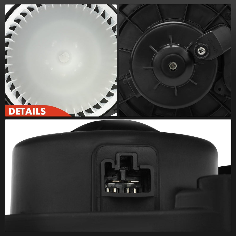 A-Premium Tacoma blower motor label with model and compatibility information