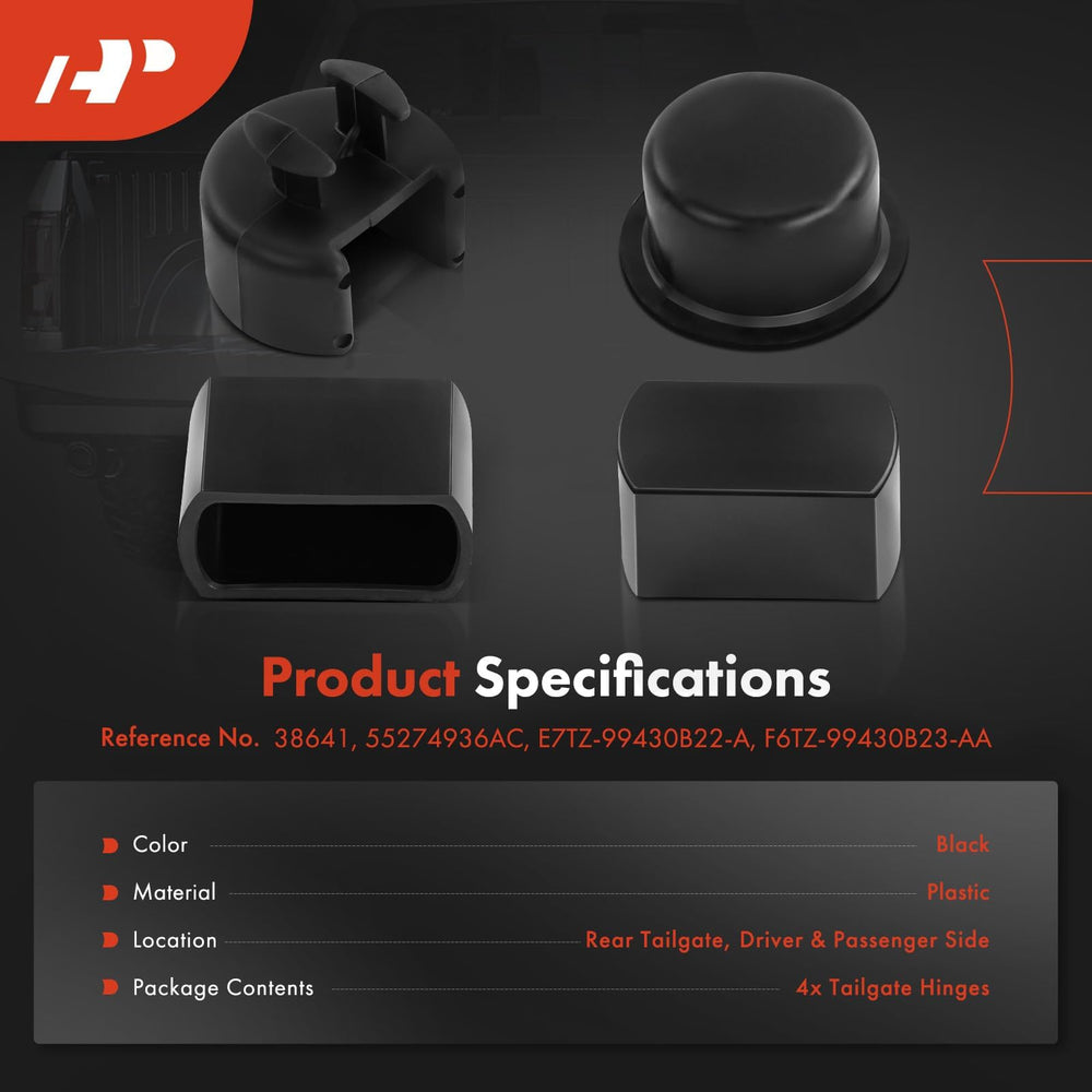 A-Premium tailgate bushing metal close-up demonstrates rugged construction.