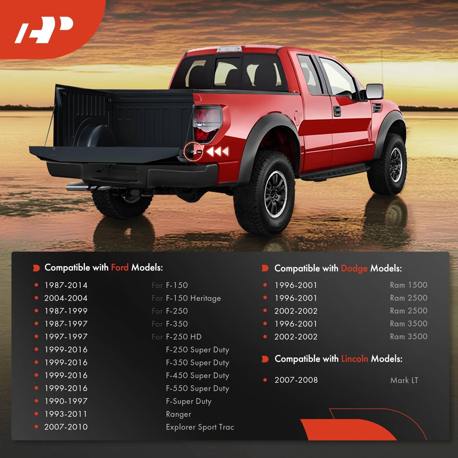 A-Premium tailgate hinge bushing right view shows durable, corrosion-resistant construction.