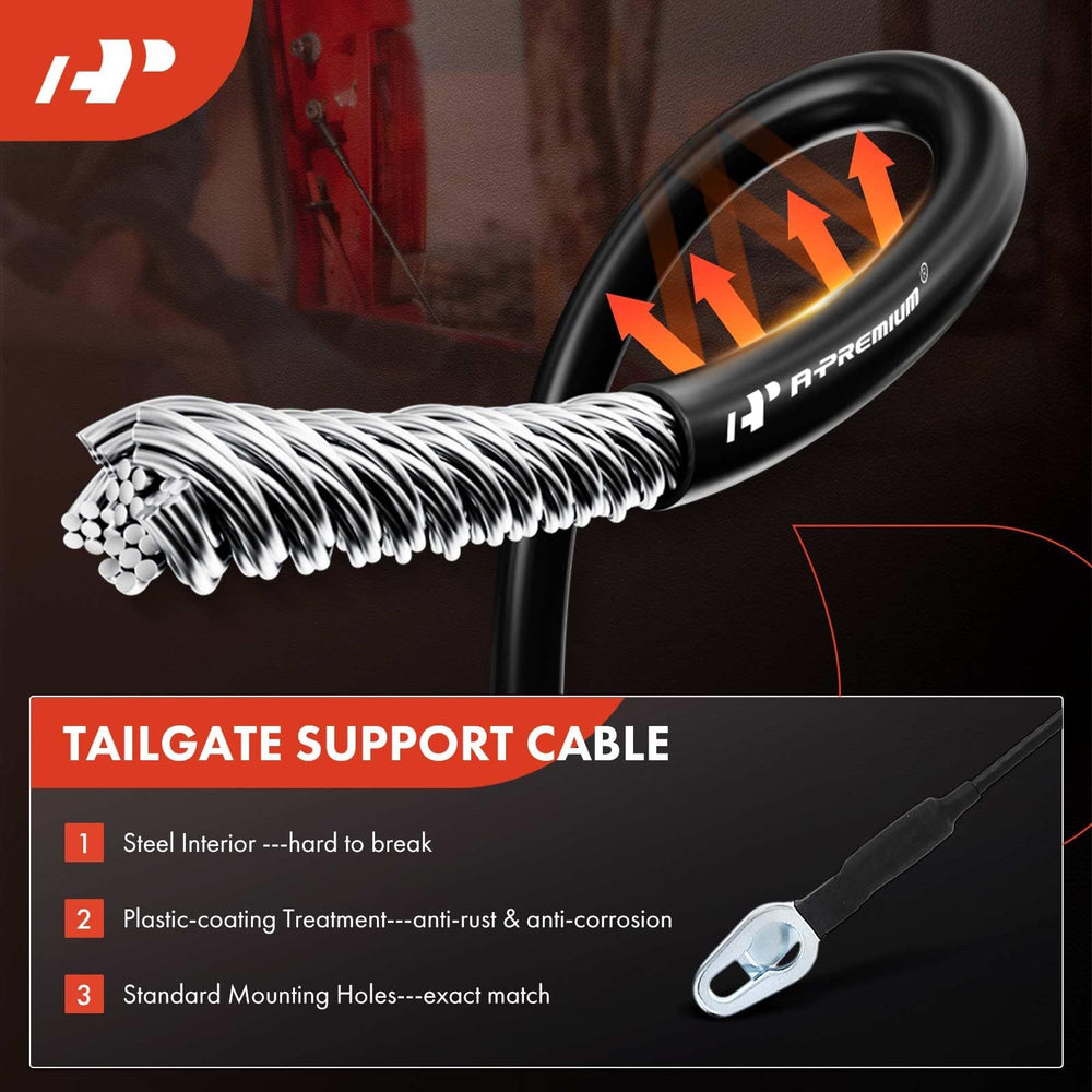 A-Premium tailgate hinges for durable, smooth opening and closing