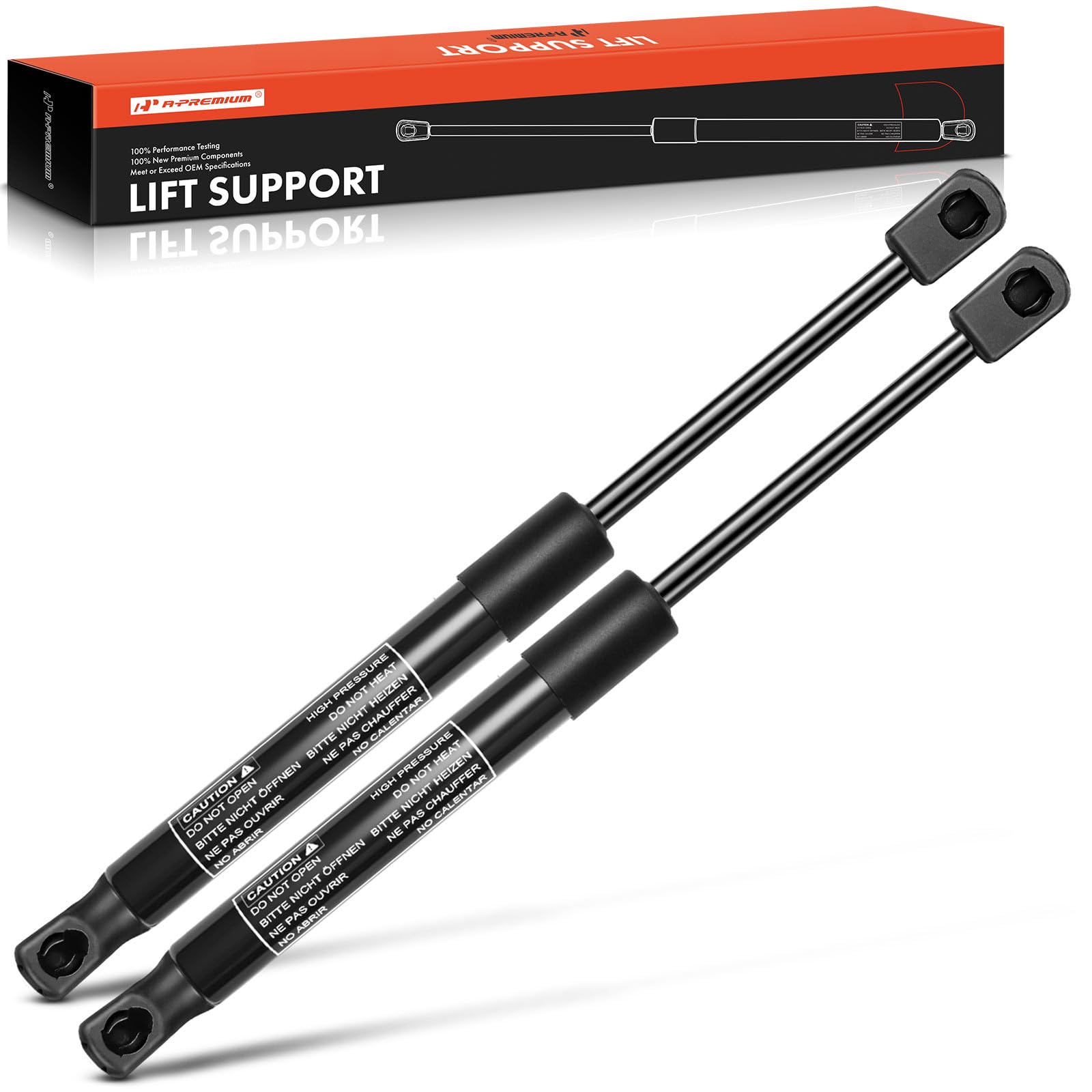 A-Premium tailgate lift support on left side for Dodge Challenger improves trunk access
