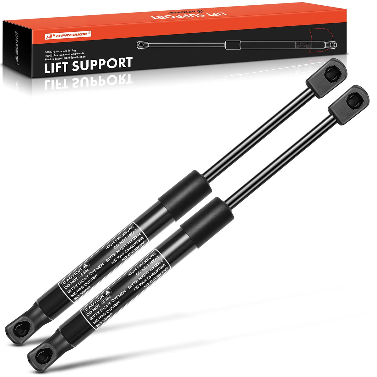 A-Premium tailgate lift support on left side for Dodge Challenger improves trunk access