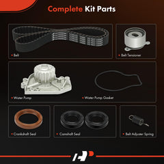 A-Premium tensioner pulley assembly provides steady belt tension.