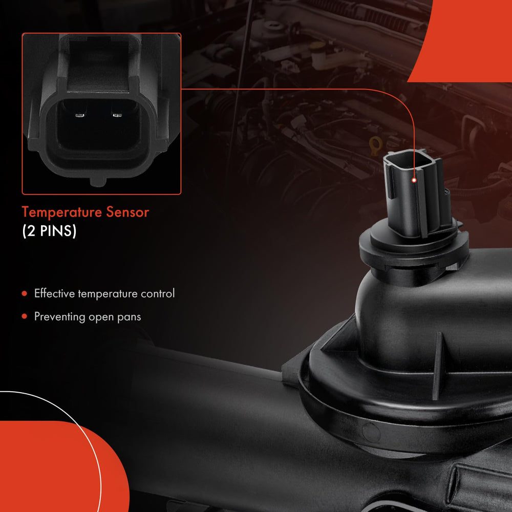 A-Premium thermostat housing compatibility — chart-like view shows Dodge, Chrysler and Jeep models.