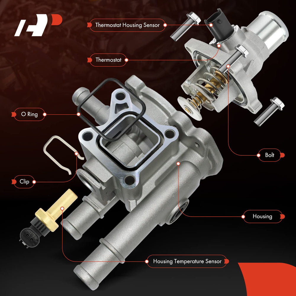 A-Premium thermostat housing with sensor 2-pin for accurate temperature sensing