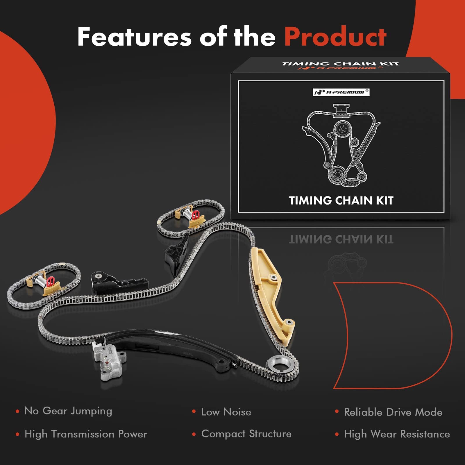 APremium timing chain tensioner right 9-5689 helps maintain correct tension