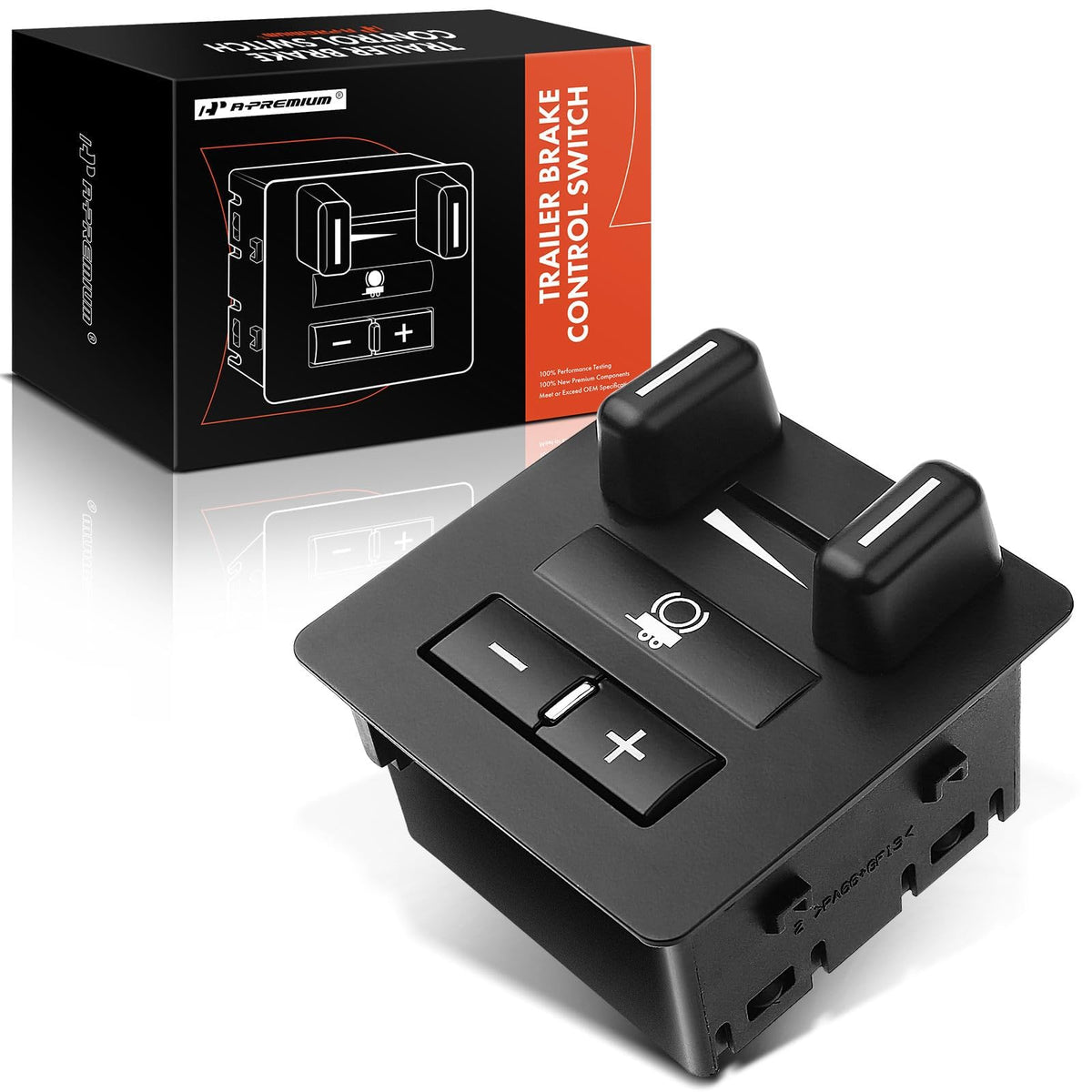 A-Premium trailer brake control switch front-center view for precise towing braking