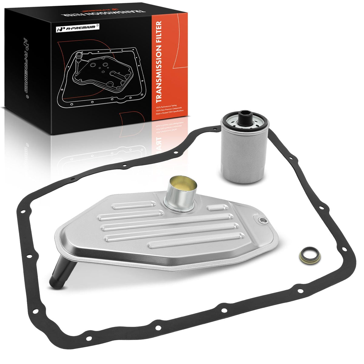 A-Premium transmission filter pan-gasket assembly for reliable installation