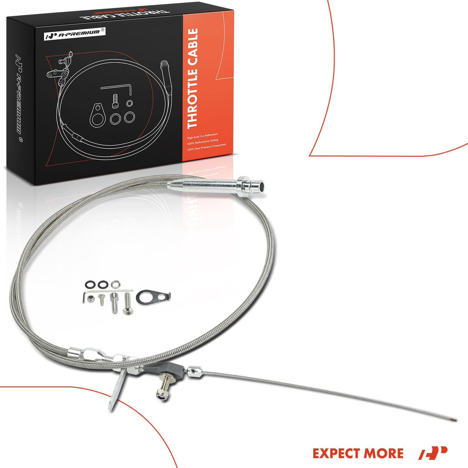 A-Premium one-year guarantee seal communicates buyer confidence.