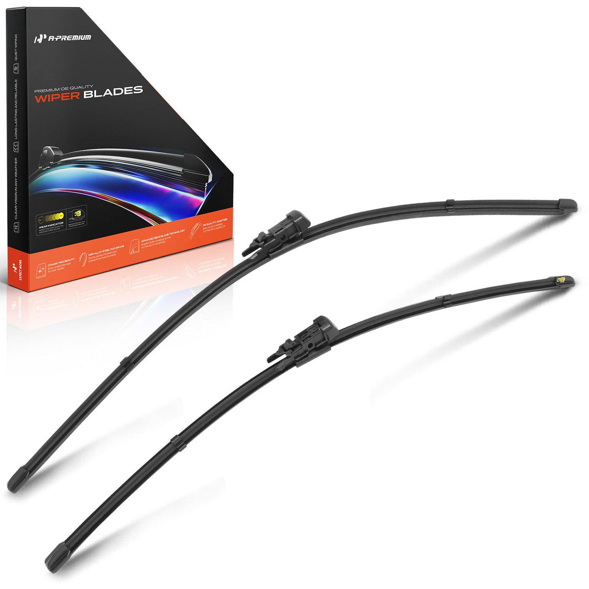 A-Premium 26-inch left blade in action for rain visibility.