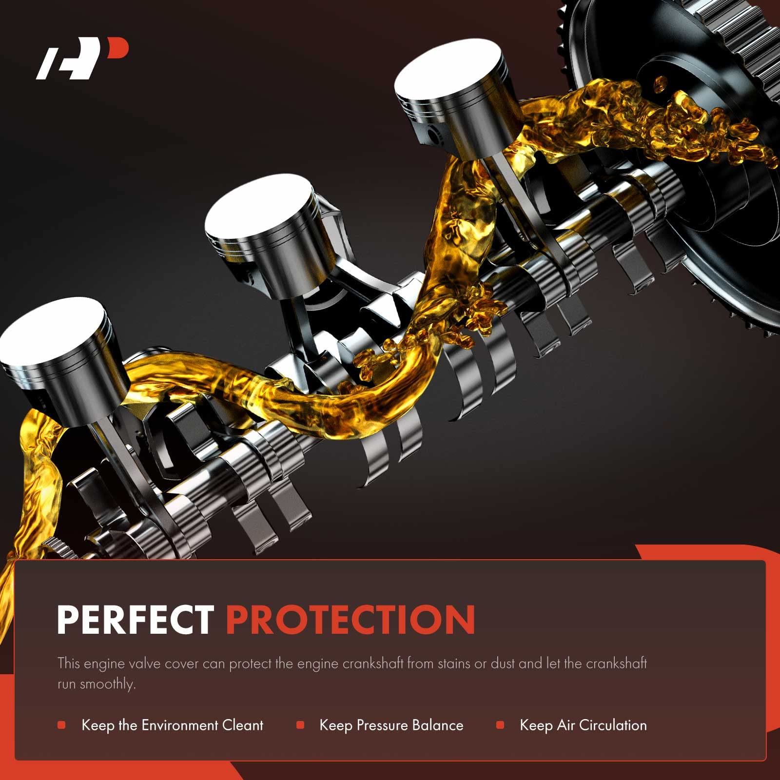 A-Premium valve cover pre-assembled for quick replacement