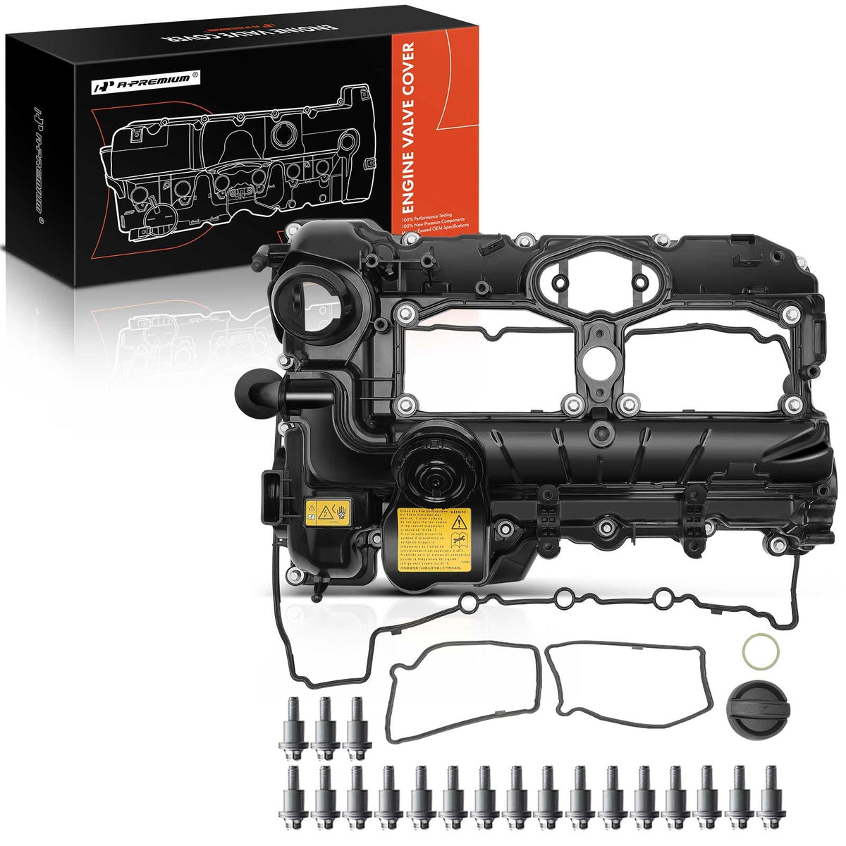 A-Premium valve cover for BMW N20 engine helps seal and prevent leaks.