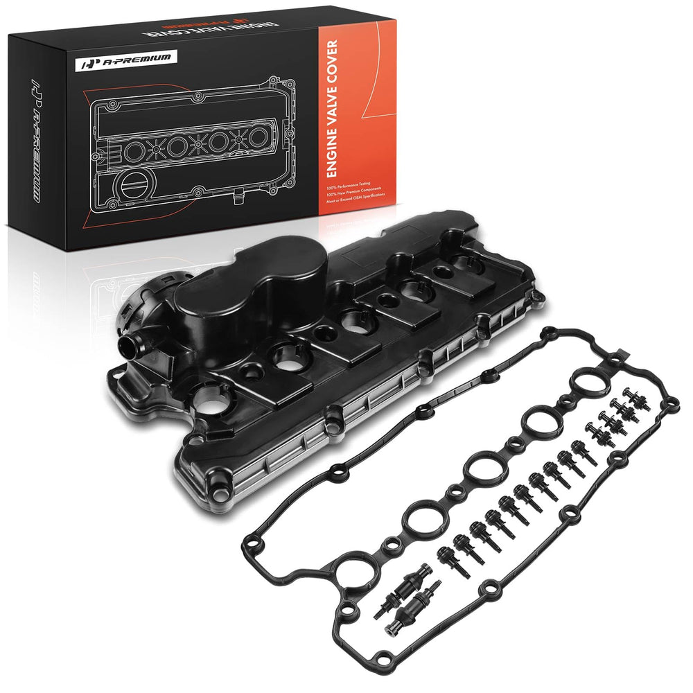 A-Premium valve cover packaging shows complete kit contents