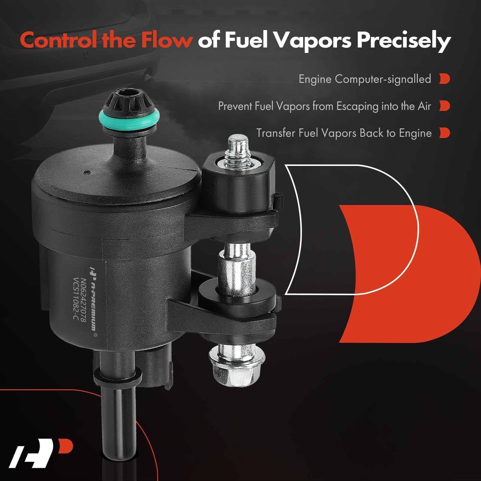 A-Premium valve installation view with simple connection points