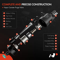 A-Premium vapor canister purge valve OE replacement quality