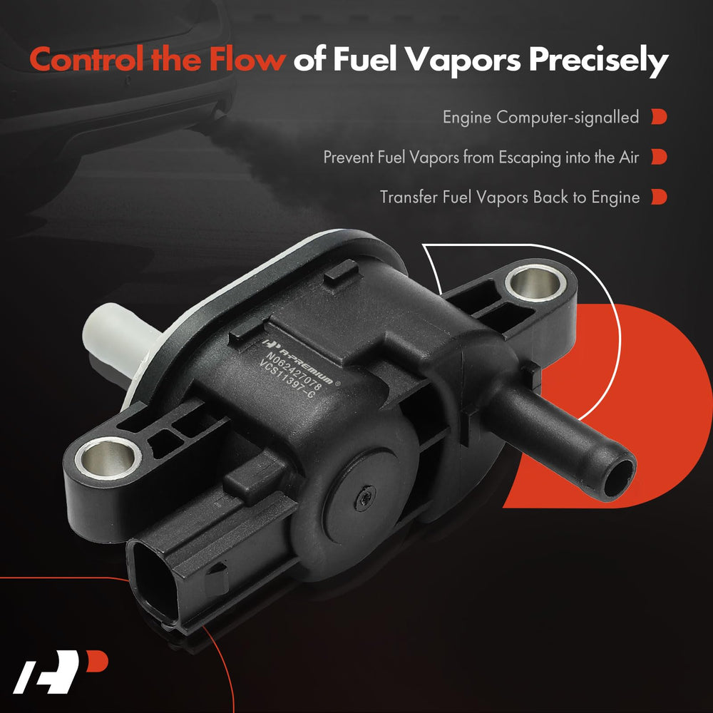 A-Premium purge valve for Civic 2.0L Si, aids purge accuracy and idle stability.