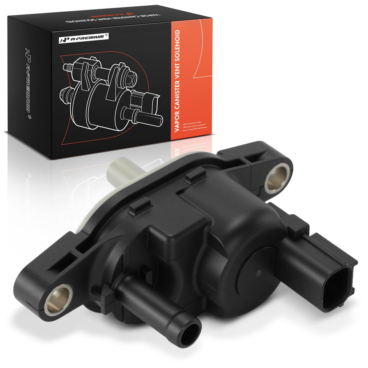 A-Premium vapor purge valve on Honda Civic engine bay improves emission control