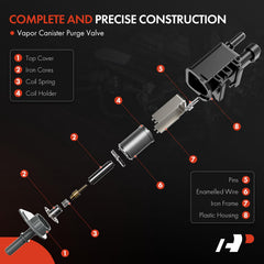 APremium vapor purge valve for Honda Odyssey demonstrates durable build