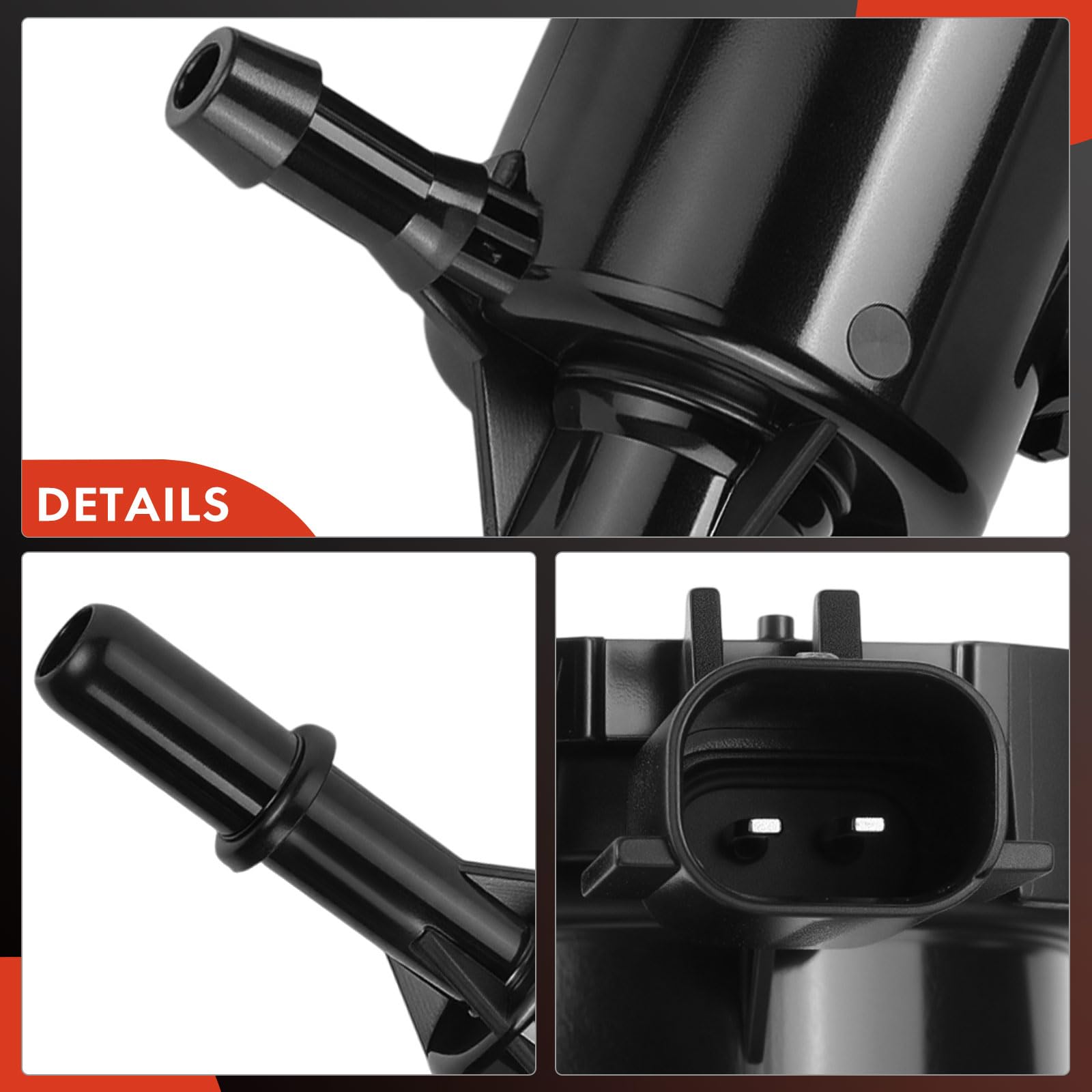 A-Premium valve with 2 blade terminals simplifies installation.