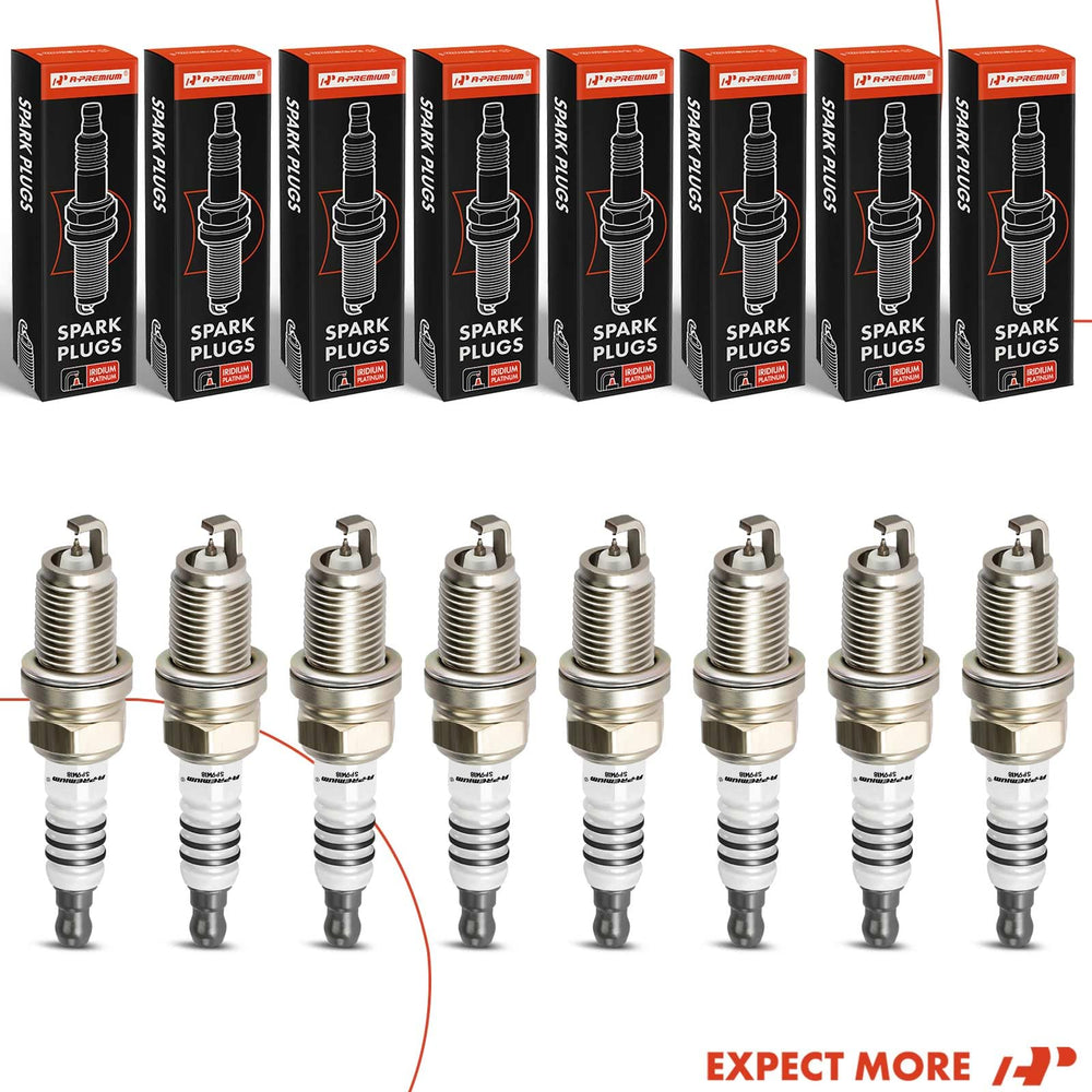 GM vehicle compatibility chart featuring Silverado, Tahoe, Yukon with A-Premium plugs