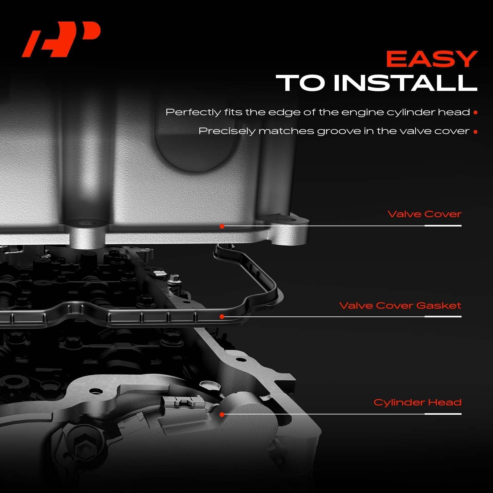 A-Premium VS50564R oil-resistant gaskets withstand engine oil exposure.