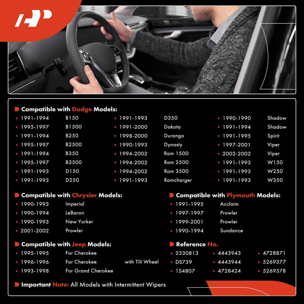 A-Premium wiper and headlight dimmer control enables quick one-handed operation