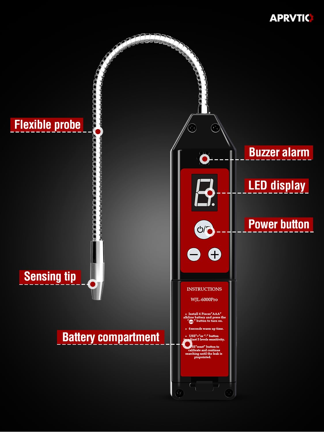 Aprvtio WJL-6000PRO calibration tip saves time with zero false alarms.