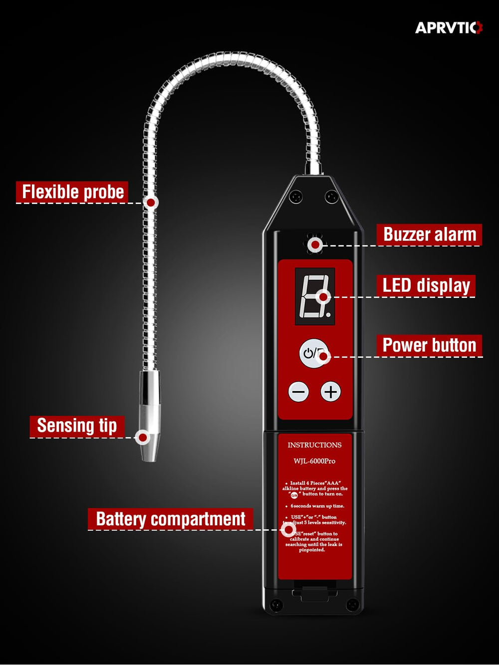 Aprvtio WJL-6000PRO calibration tip saves time with zero false alarms.