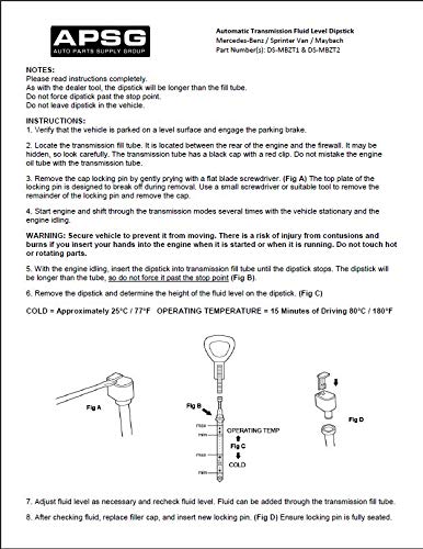 APSG compatibility guide for Mercedes 722.6 transmissions.
