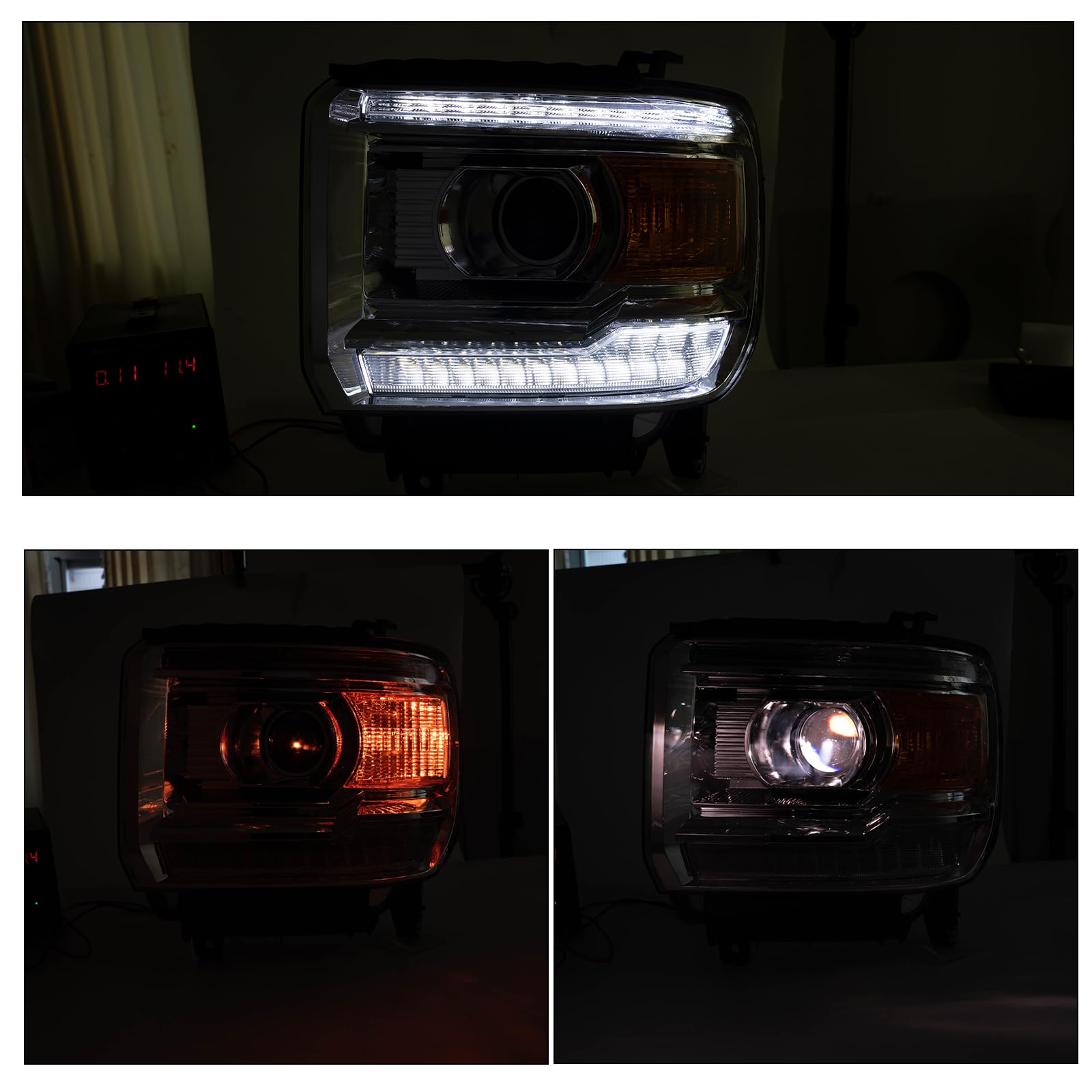 APSVE waterproof seal headlight with silicone vents for weather resistance