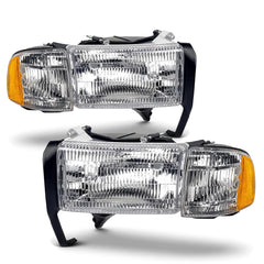 APSVE driver-side headlight assembly for Dodge Ram 1500 improves night visibility