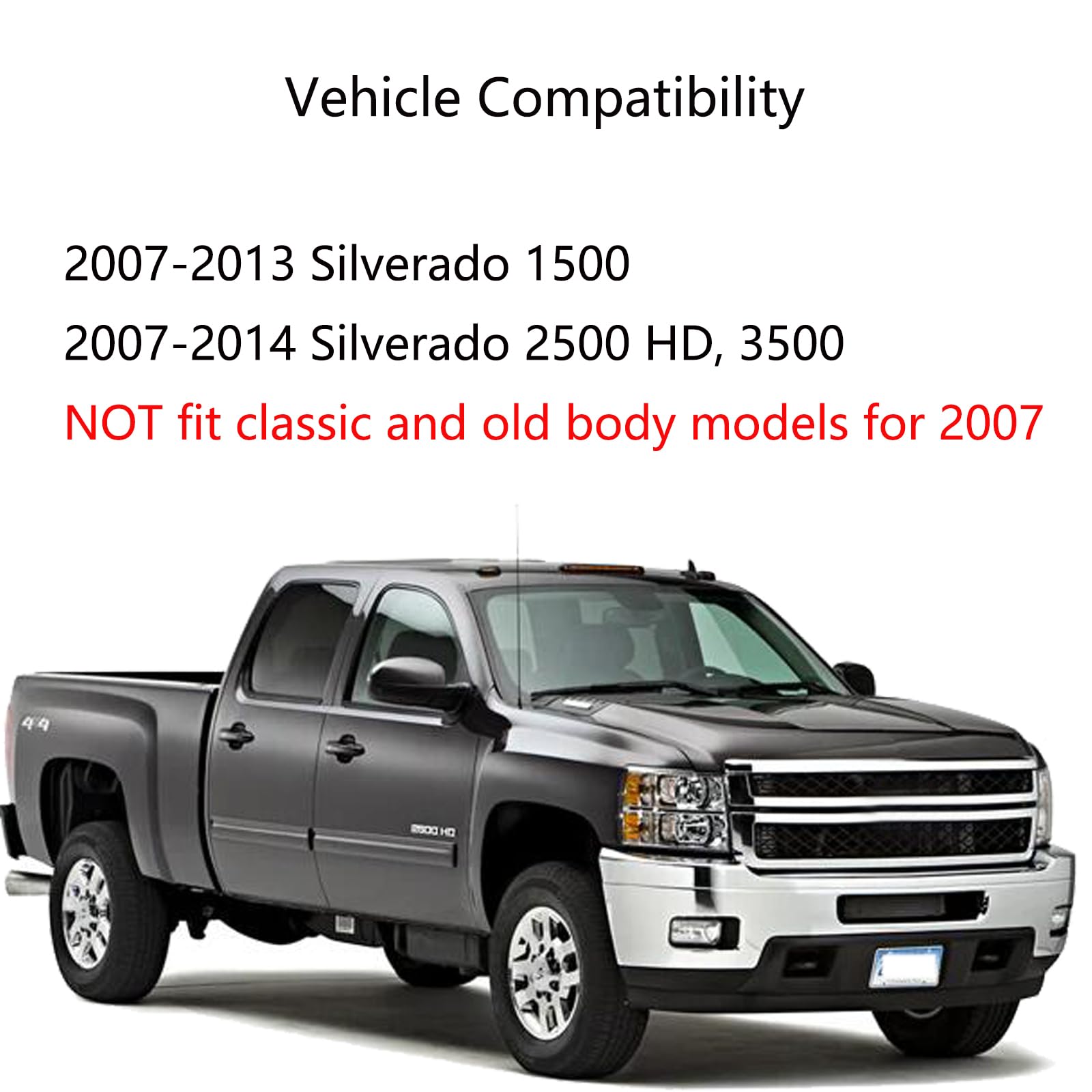 APSVE headlights assembly front right for Silverado enhances night visibility
