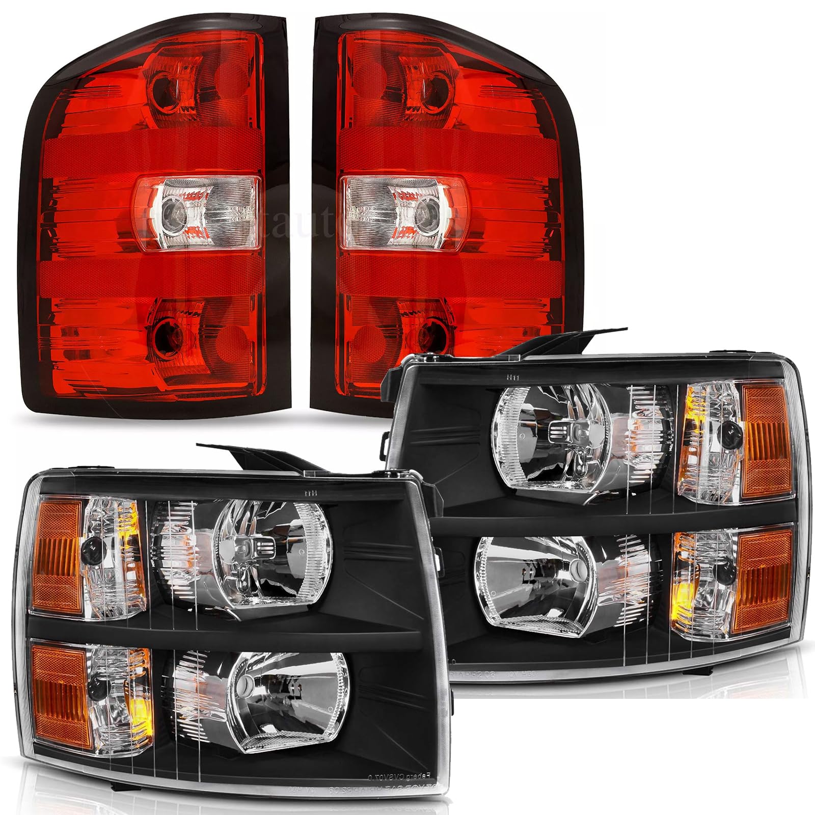 APSVE headlights on a Chevy Silverado brighten nighttime driving and safety.