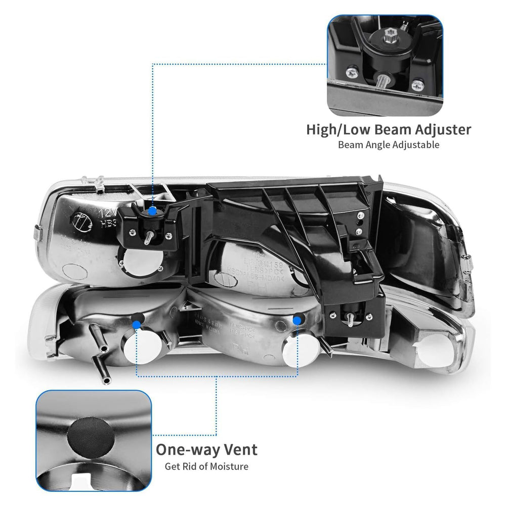 APSVE chrome housing closeup highlighting glossy finish and clear lens