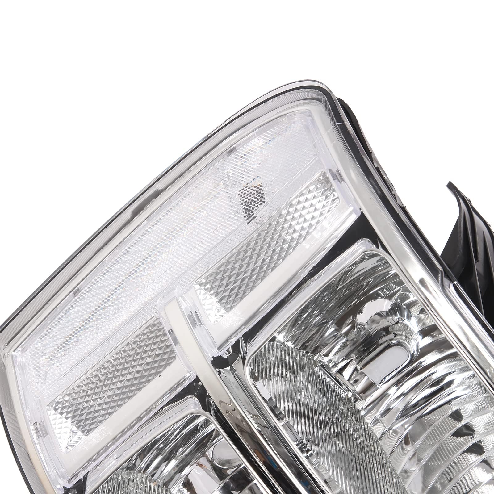 APSVE GMC Sierra 1500 chrome housing replacement for OE-like fit.