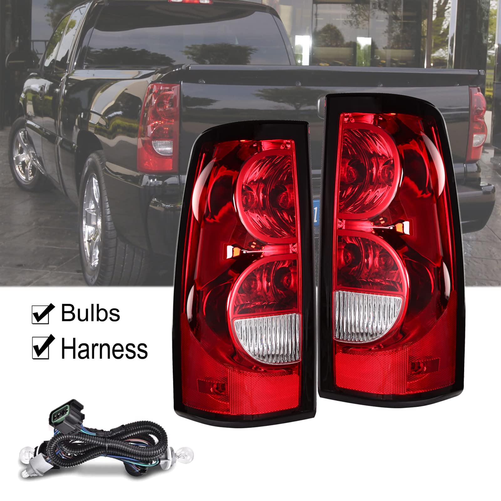 Bulbs and harness included with APSVE taillights for easy installation