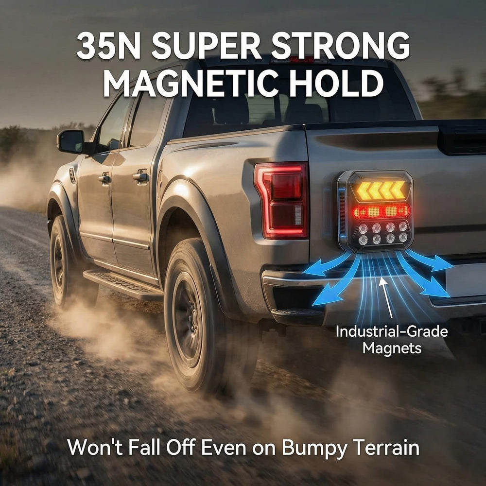 Apunga dual charging keeps lights powered during road journeys.