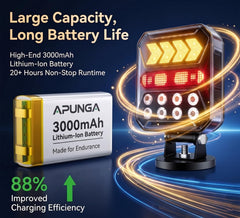 Apunga bright LED trailer lights boost night visibility.