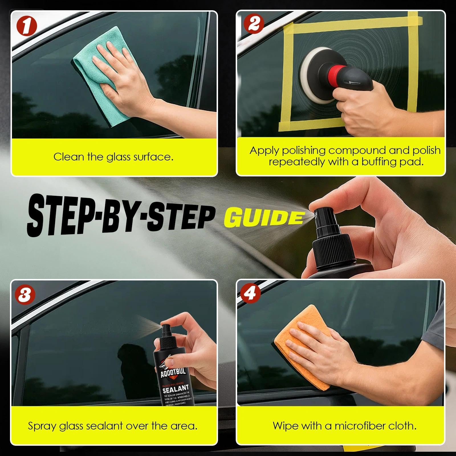 aqootbul scraper and protective tape set for prep