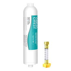 Aqua Crest RV filter hose-end connection for clean water on trips