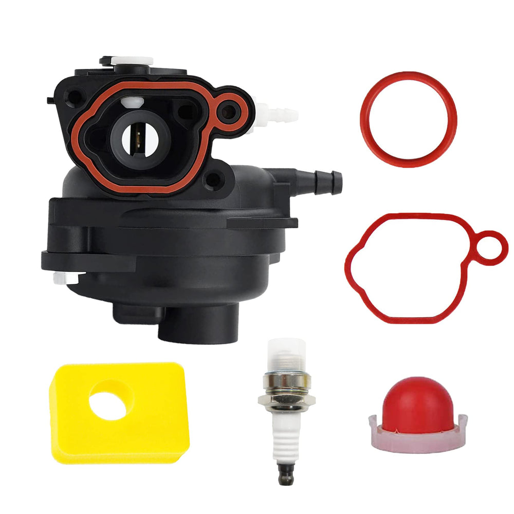 AQXMIOE carburetor kit overview enhances mower compatibility and performance.
